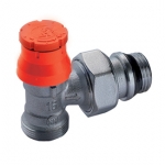 GIACOMINI Угловой термостатический клапан для радиатора отопления с нар. резьбой и преднастройкой 3/8 x 16 Giacomini R411PTG R411PX032