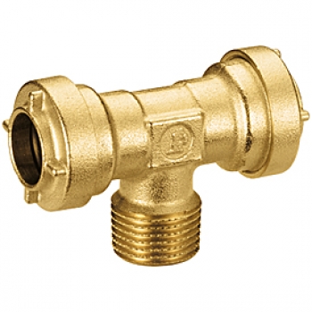 GIACOMINI Тройник с нар. резьбой 20x1/2x20 Giacomini RC153 RC153X019