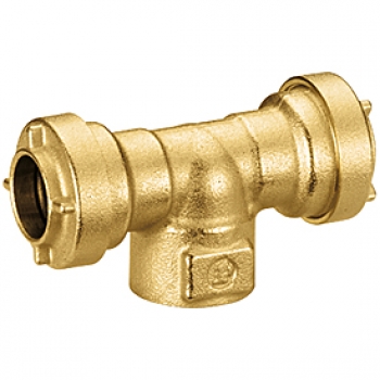 GIACOMINI Тройник с внутр. резьбой 22x3/4x22 Giacomini RC154 RC154X046