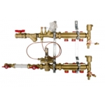 GIACOMINI Узел коллекторный для систем отопления квартирный 3/4 x 18 /4 зоны GE550-R1 GE550Y194