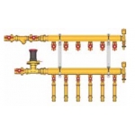 GIACOMINI Узел коллекторный отопления этажный, подключение тип B1 (D2) 1 x 1/2 / 4 GE553-B1(D2) GE553Y404