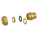GIACOMINI Фитинг прямой с наружной резьбой 3/8x16 R180M R180MY107