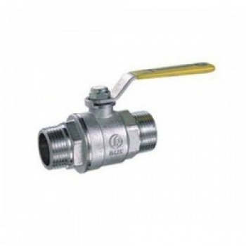 GIACOMINI Шаровой кран Giacomini с нар./нар. резьбой 3/4  R253DL R253LX024  желтая ручка
