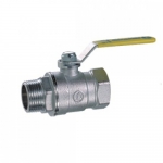 GIACOMINI Шаровой кран Giacomini с вн./нар. резьбой 1  R254DL R254LX025  желтая ручка