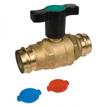 GIACOMINI Кран шаровой пресс соединение, с удлин. ручкой ø28 R851VT R851VY105